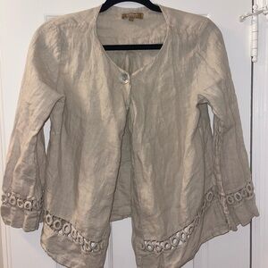 Large Carla Conti 100% linen shirt
